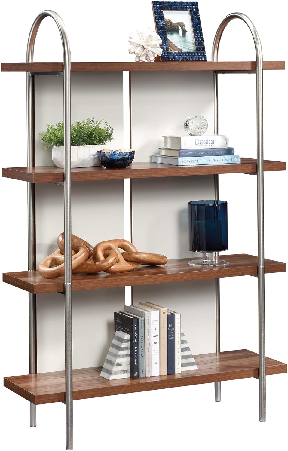 Blaze Acacia Finish Bookcase V4239