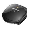 2-Serving Electric Indoor Grill and Panini Press, Black Q481