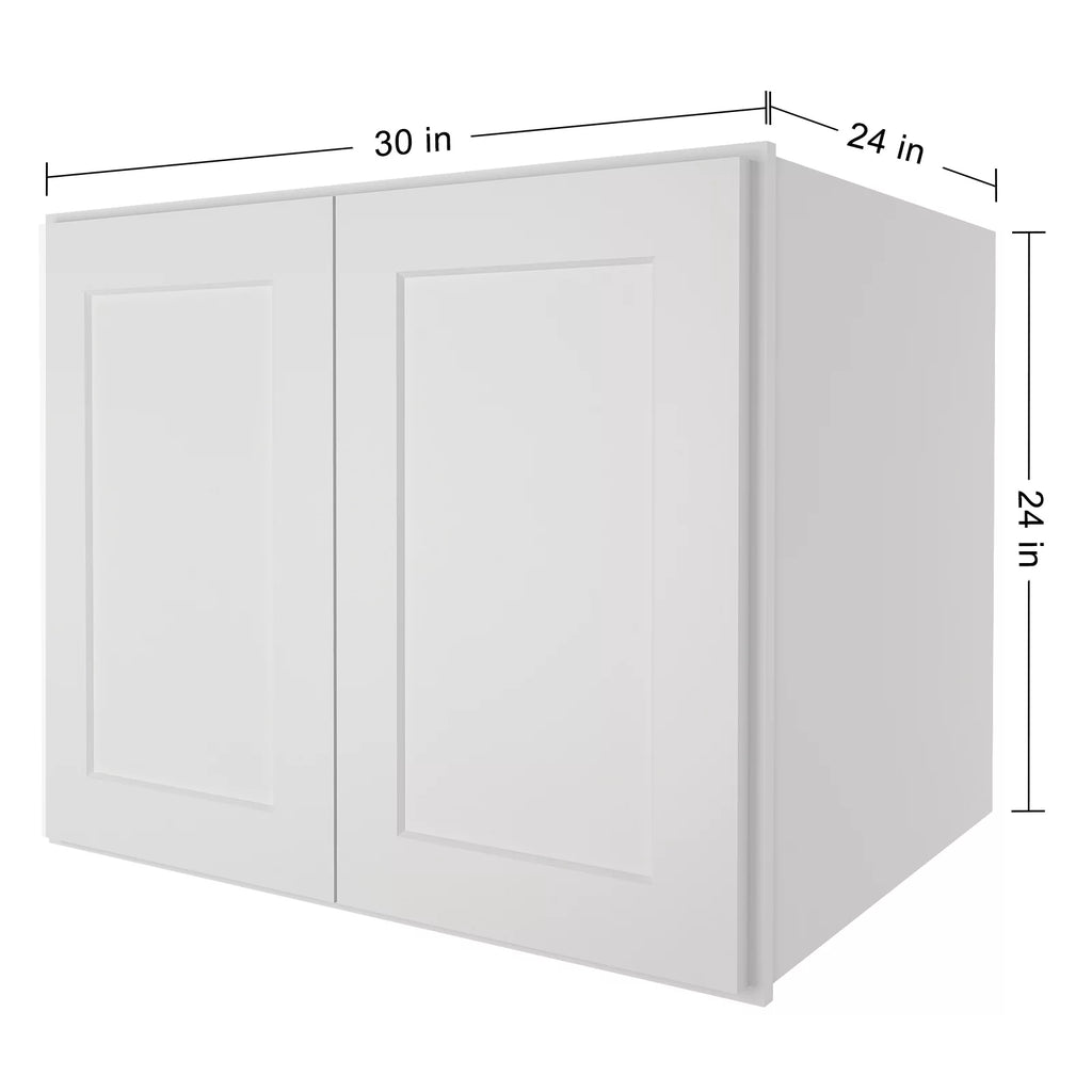 30-in Shaker Wall Bridge Kitchen Cabinet with 2 Doors F6713