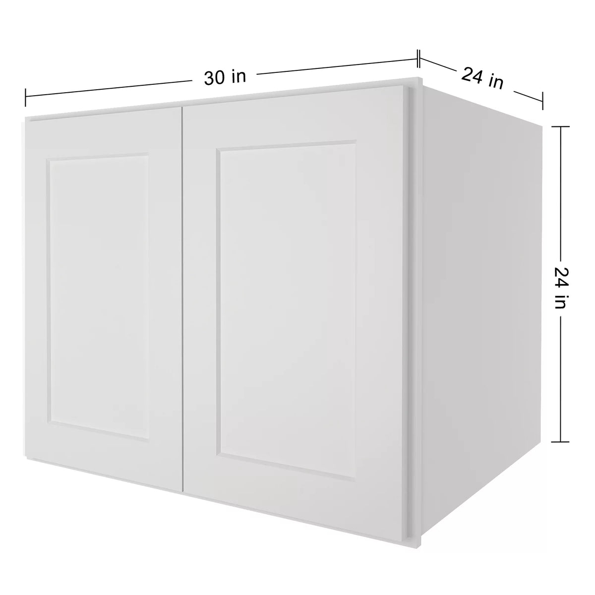 30-in Shaker Wall Bridge Kitchen Cabinet with 2 Doors F6713