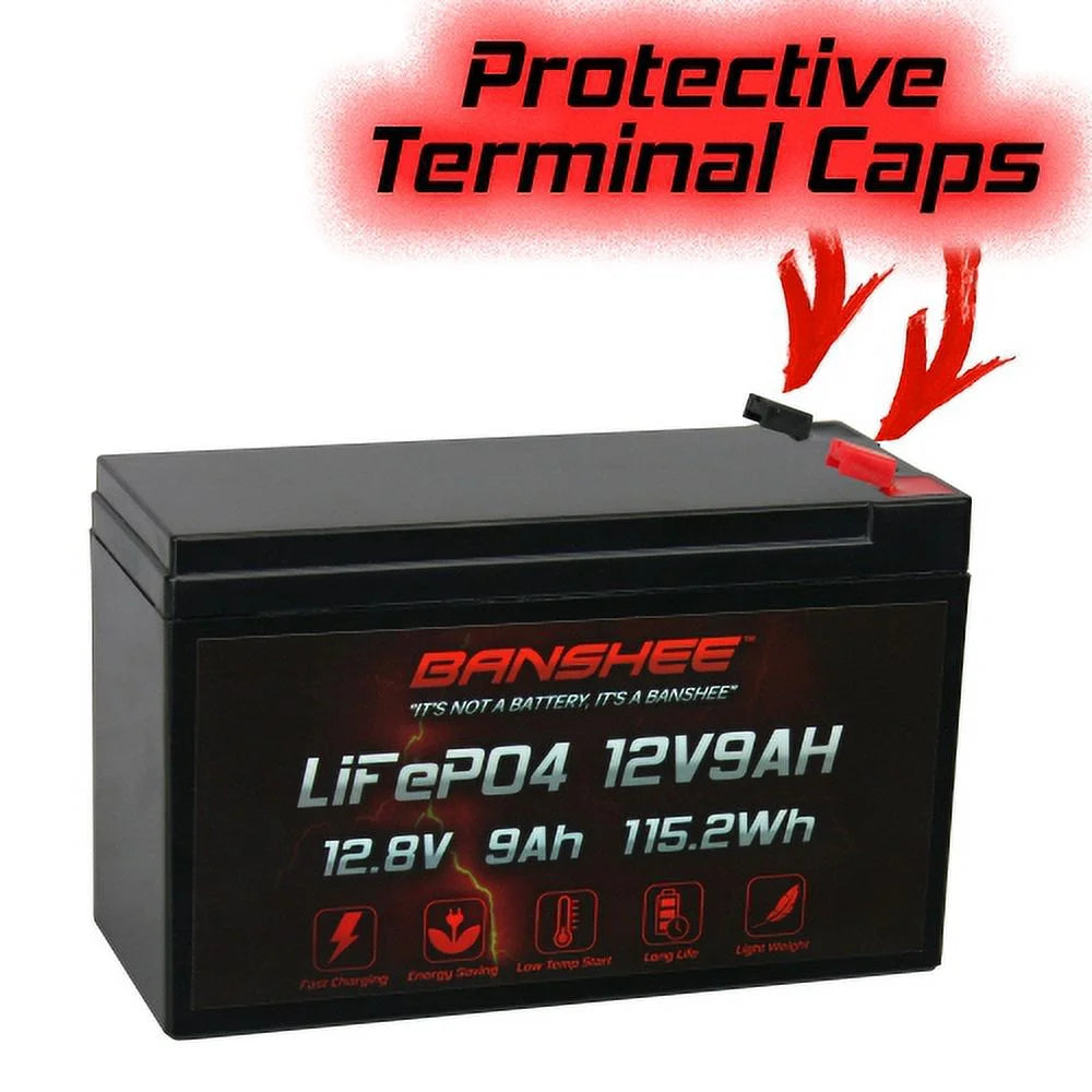12 Volt 9AH Rechargeable Lithium ion Battery I33997