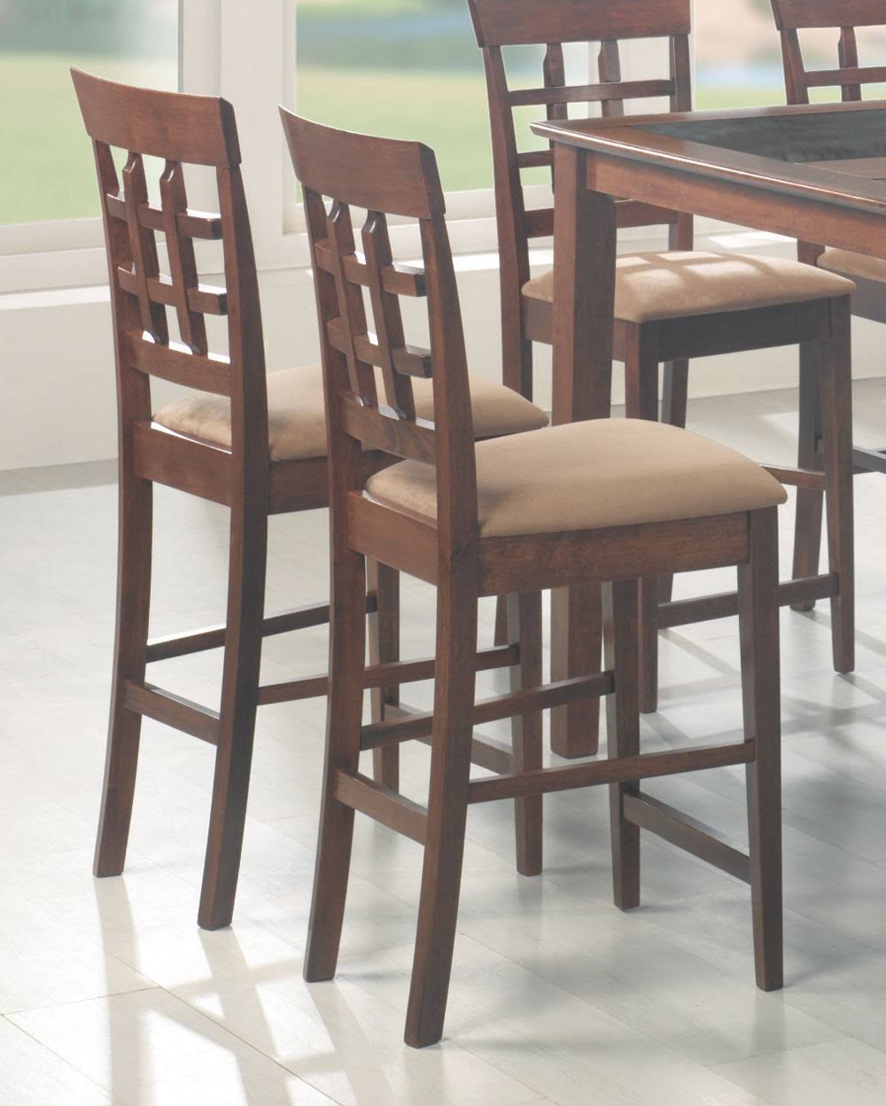 Wheat Back Stool Set of 2 S57560