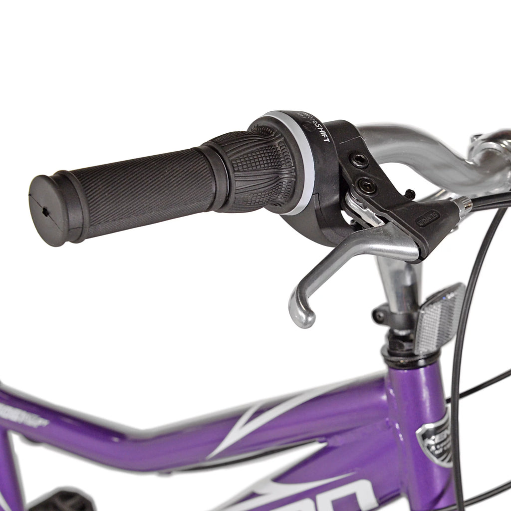 26 In. Purple Full Suspension Hybrid Bike H2100
