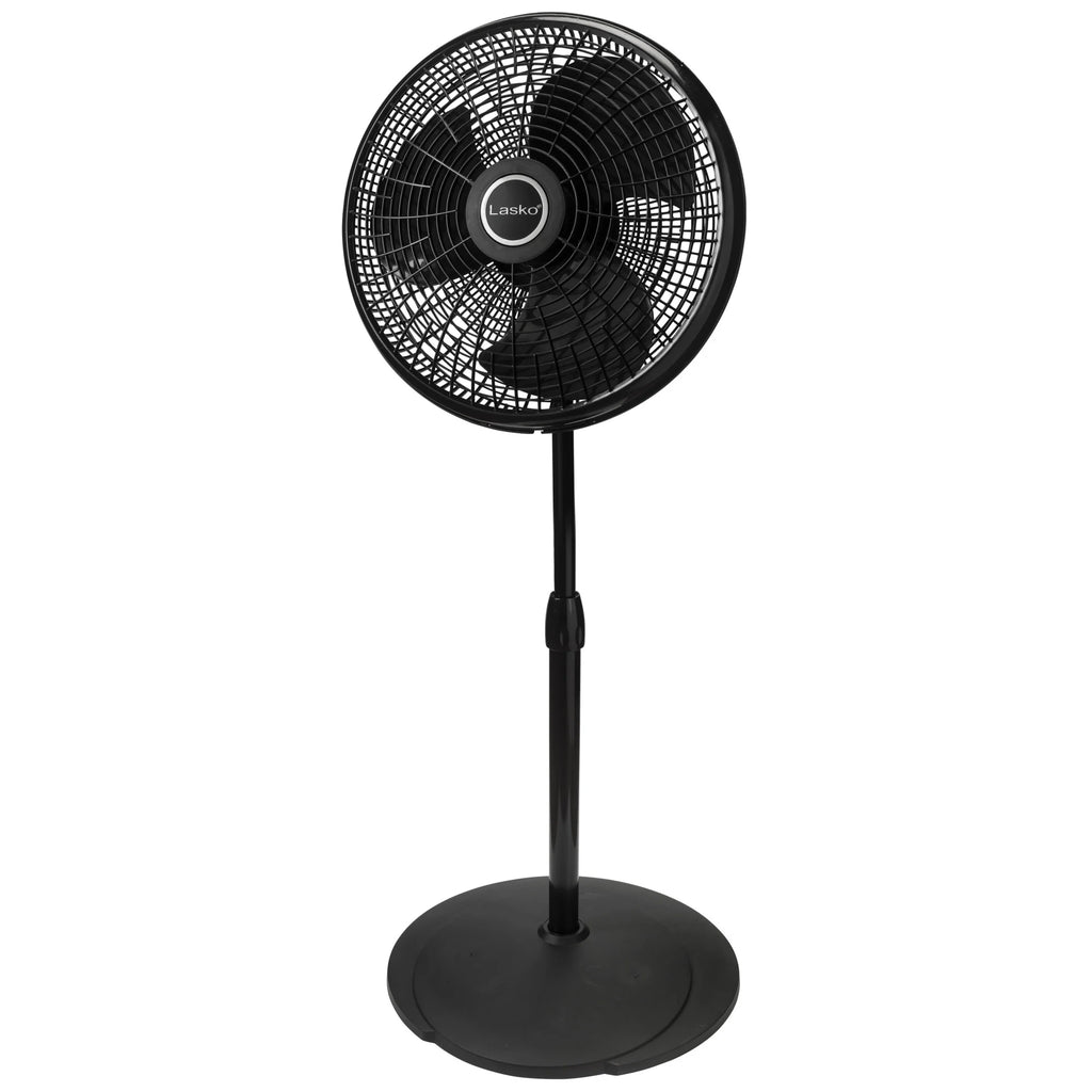 16 Pedestal Fan, Adjustable Height, 3 Speeds, Black T794179