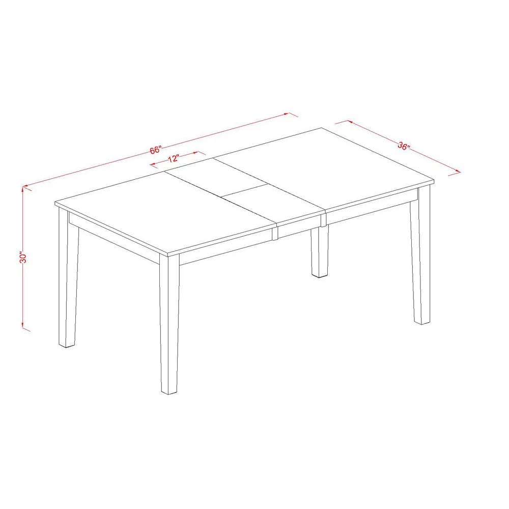 7 Pc Dining Table and 6 Chairs B9817