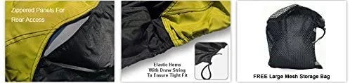 Yellow/Black Trailerable Jet Ski Covers with Storage Bag I939567