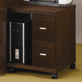 2-Drawers Brown CPU Stand Y64170