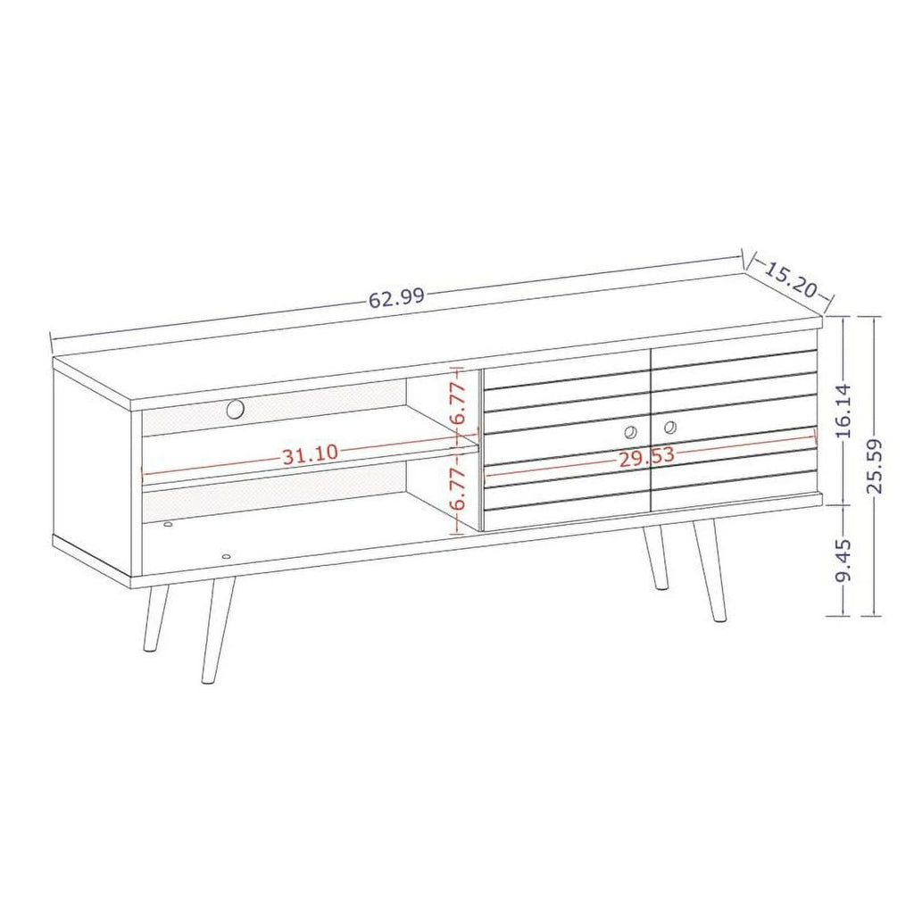 Solid Wood TV Stand for TVs up to 60" T162