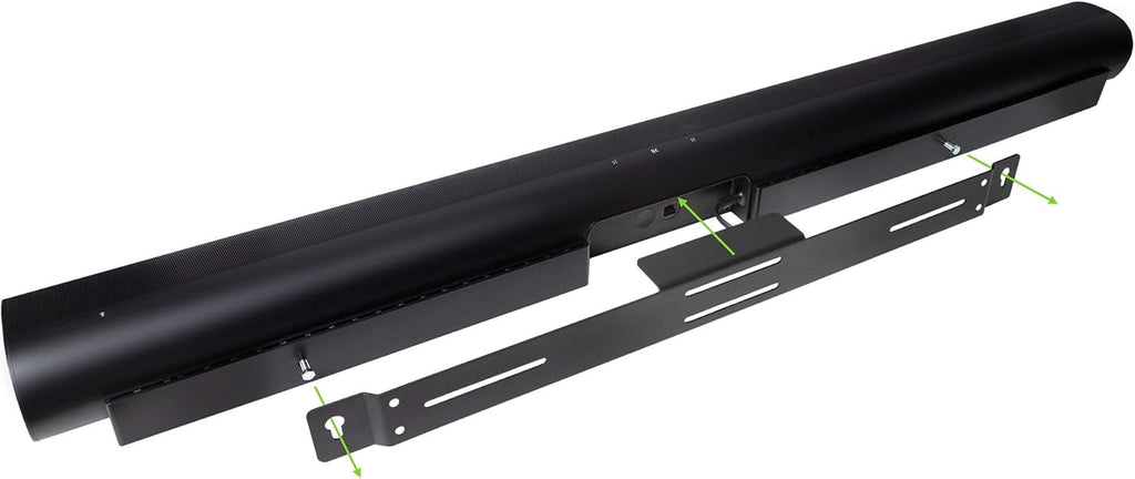Black Steel Soundbar Wall Mount for Sonos Arc, Pack of 2 D706