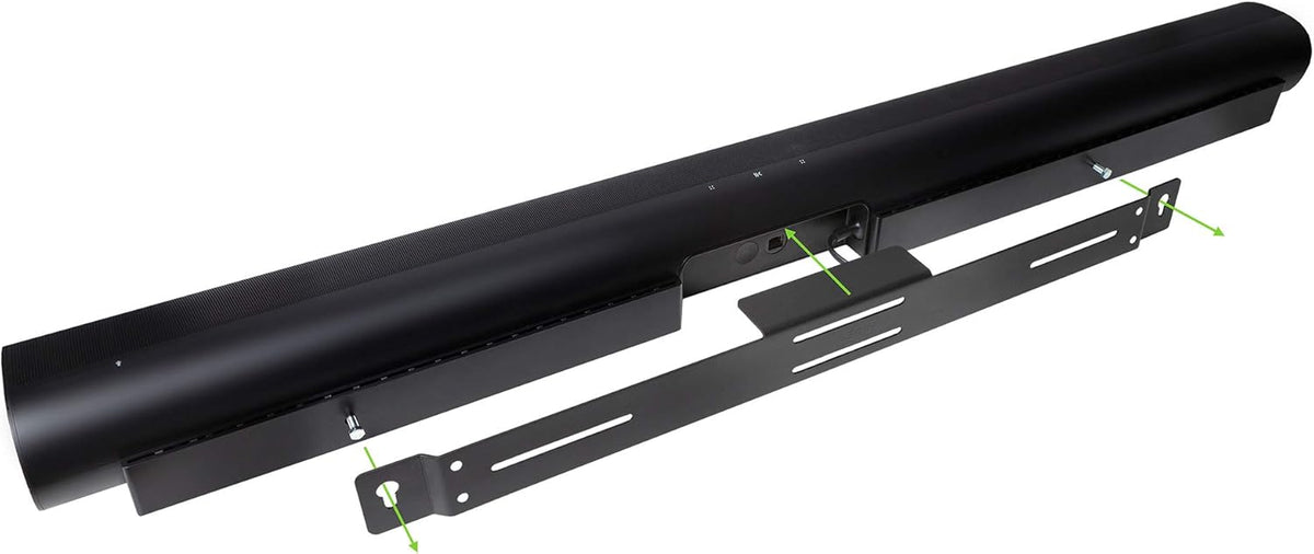 Black Steel Soundbar Wall Mount for Sonos Arc, Pack of 2 D706