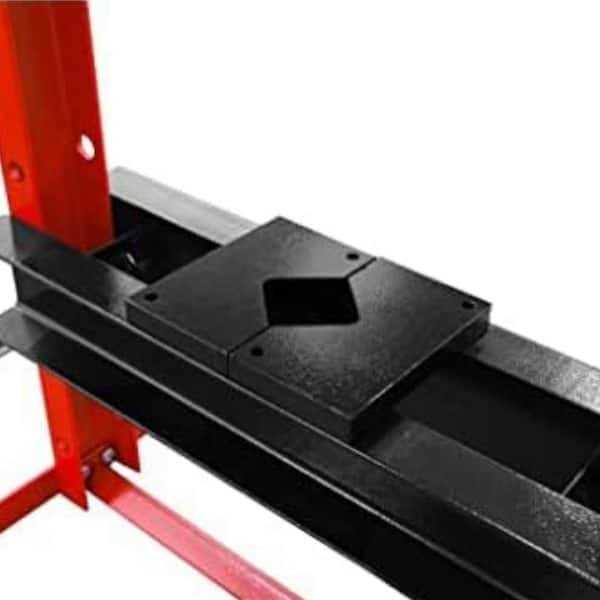 12-Ton Low-Profile Shop Press with Stamping Plates E138