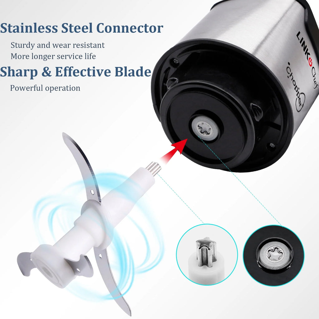 Electric Food Chopper 1.2L Stainless Steel Z7740
