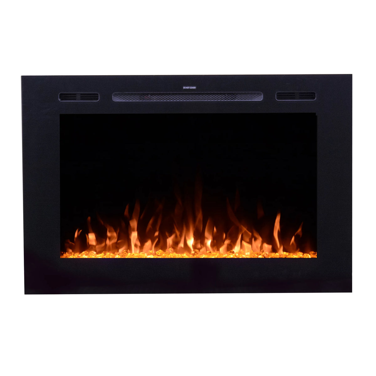 40" Wide 26.5" Tall Smart WIFI Enabled Electric Fireplace Z612
