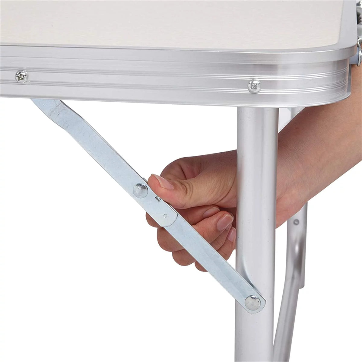 Aluminum Height Adjustable Portable Folding Table S4141