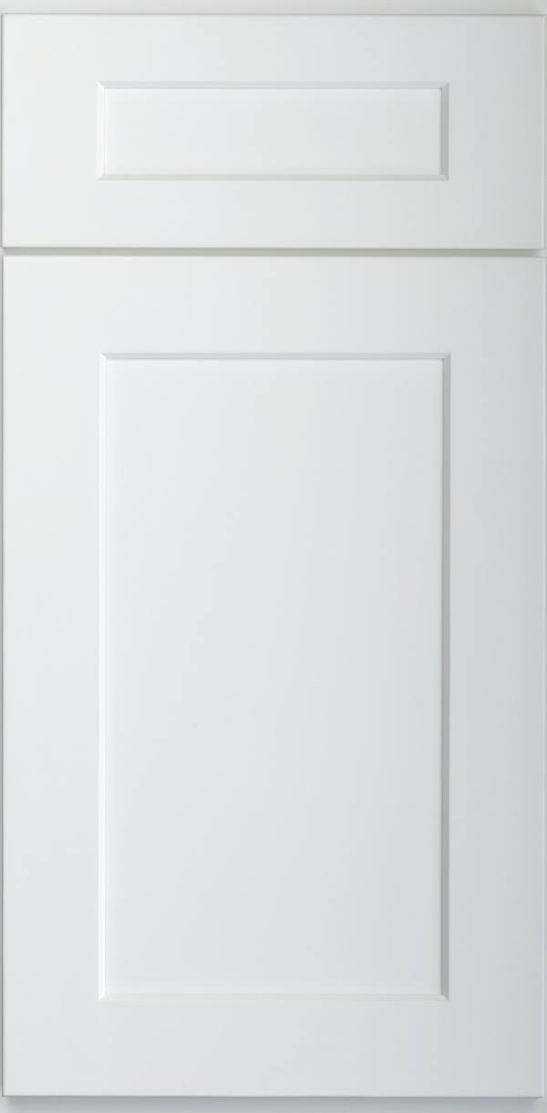 White 2 Door 1 Shelf Base Cabinet J67093