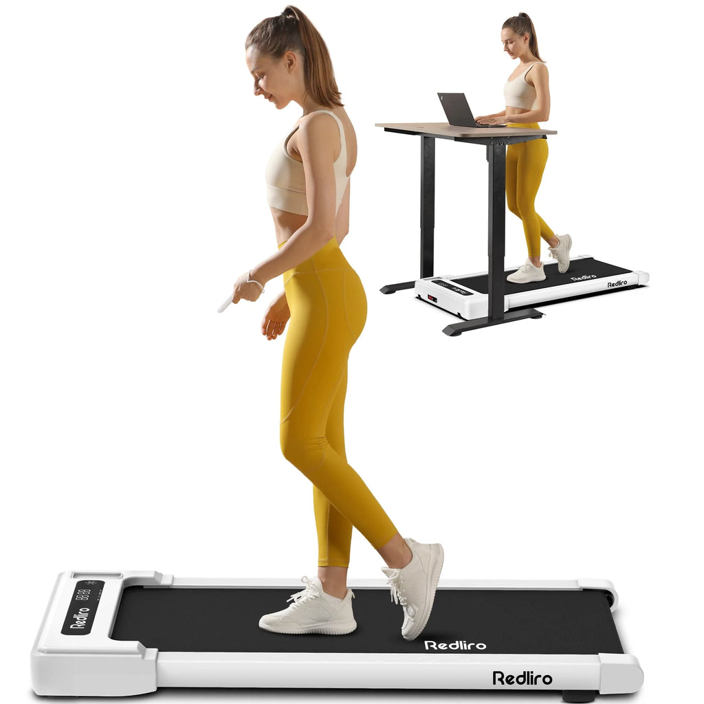 White Walking Pad Treadmill S332