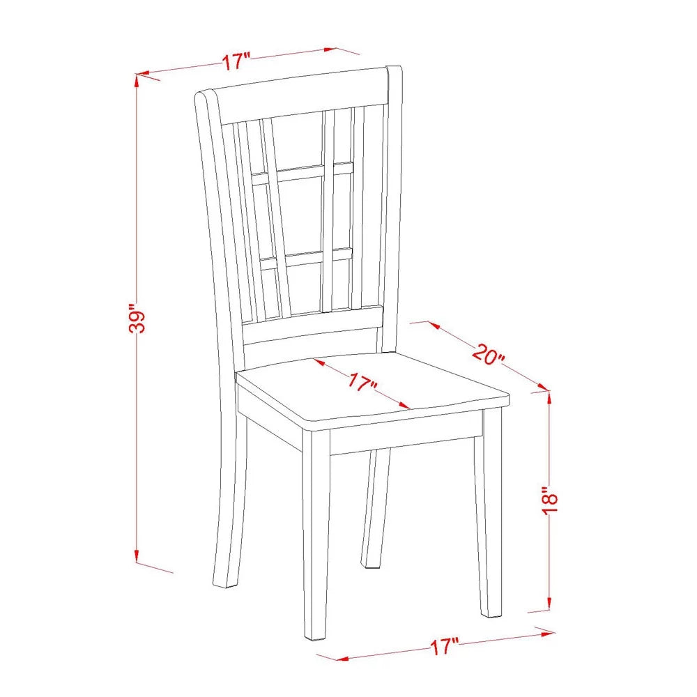 7 Pc Dining Table and 6 Chairs B9817