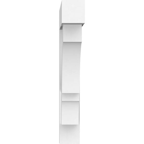 3x22W x 20x22D x 20x22H PVC Bracket with Block Ends W964