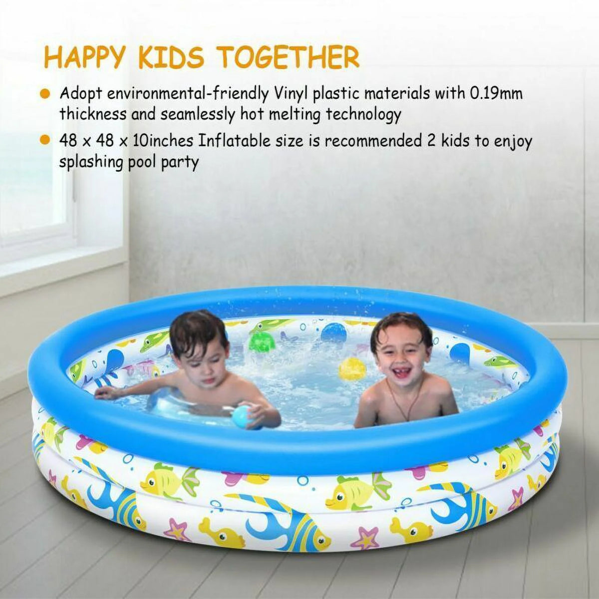 48"x10" Inflatable Family Pool G7336