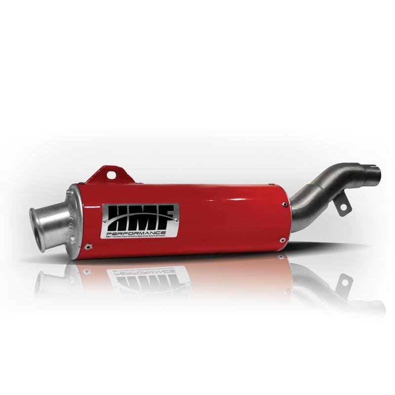 Red Slip on Exhaust with Turn-Down End Cap E64842