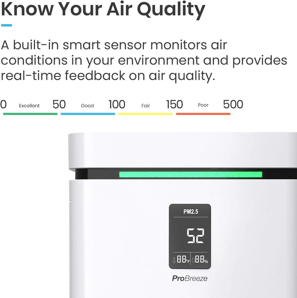 Large Air Purifier True HEPA H13 Filter V5749