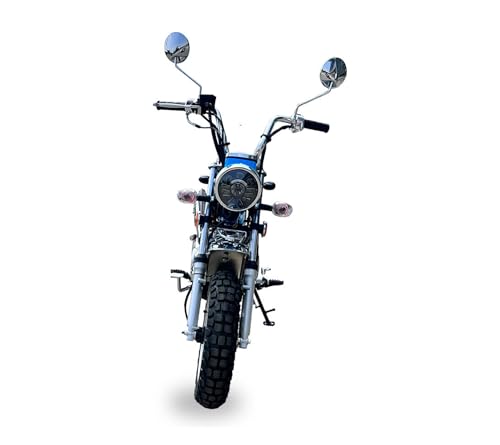 Blue 125cc 4 Speed Motorcycle Z717