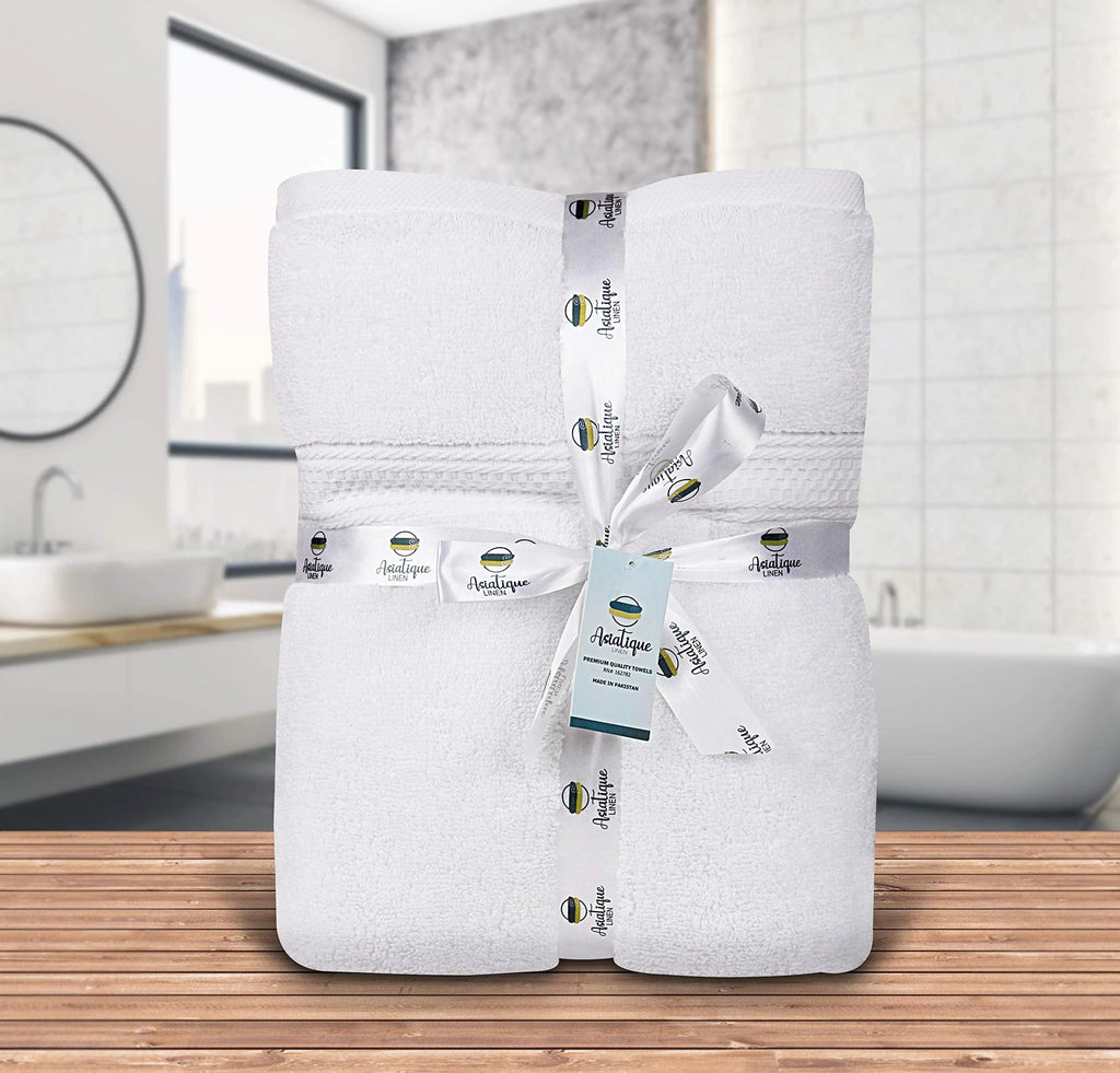 8 Piece Beige 650 GSM 100% Cotton Bath Towels Set X824776