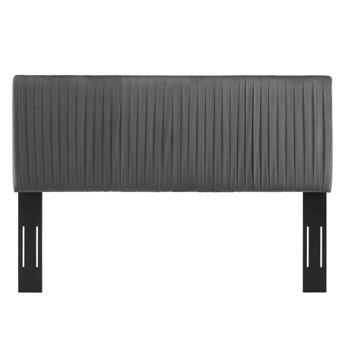 White Performance Velvet King/California King Headboard W115913