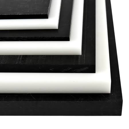 Black Delrin Acetal Copolymer Plastic Sheet 3-1/2 inch x 6 inch x 24 inch X768