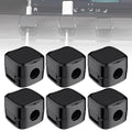 Black 6 Pcs Magnetic Cable Organizer Clips K24161