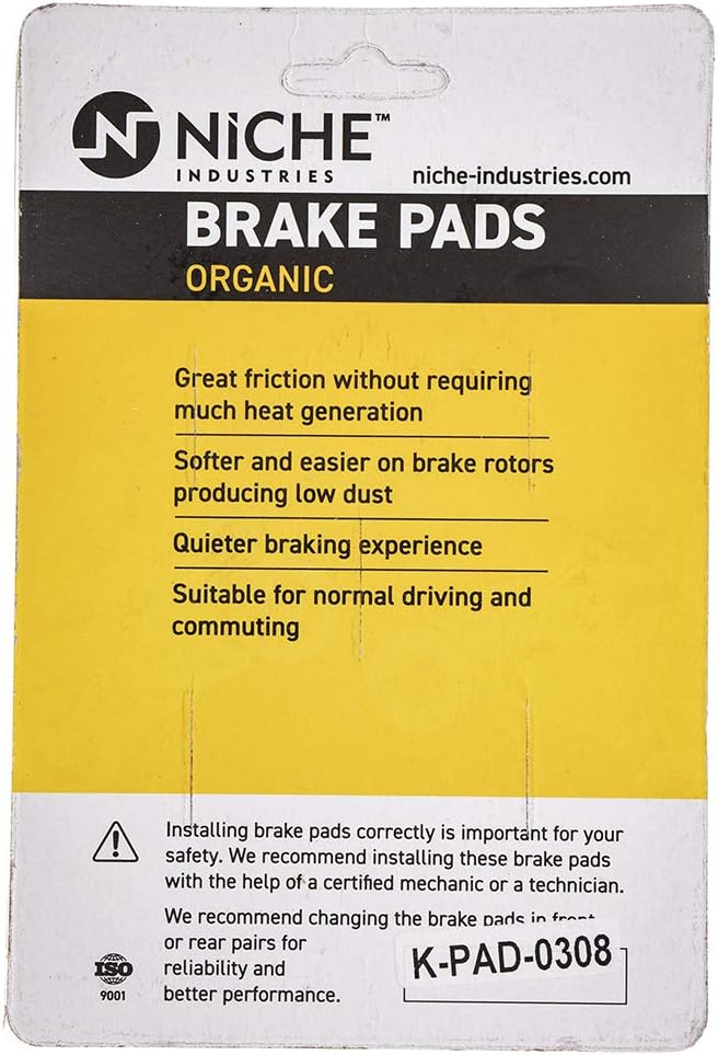 Organic Brake Pad Set Pack of 2 O907