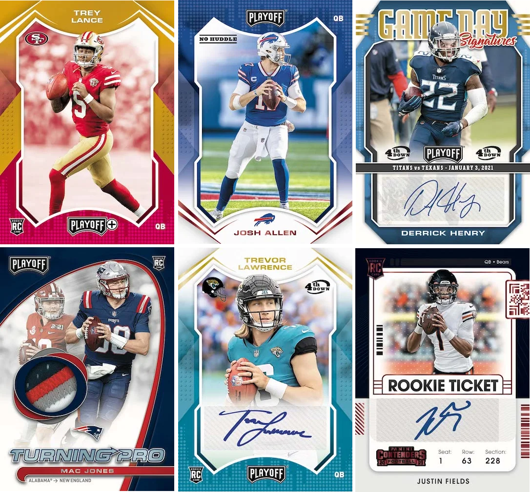 21 Panini Playoff Football Mega Box D99620