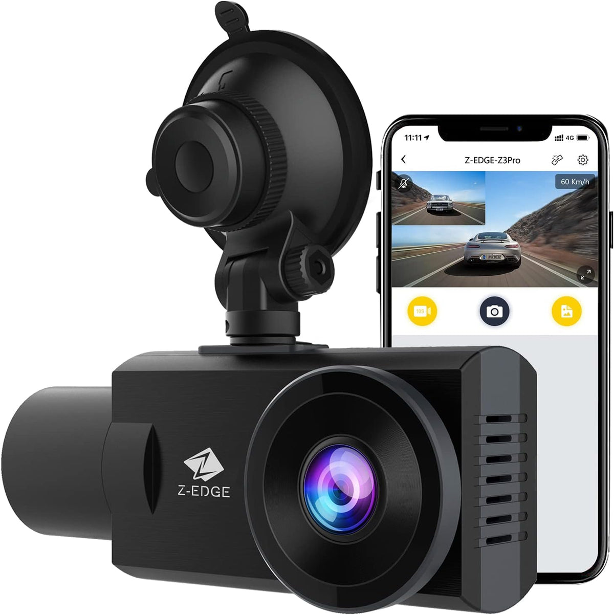 2K+1080P Dual Dash Cam with IR Night Vision R420650