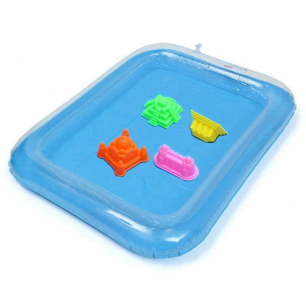 Blue Inflatable Sandbox Play Sand Toy Tray S20706