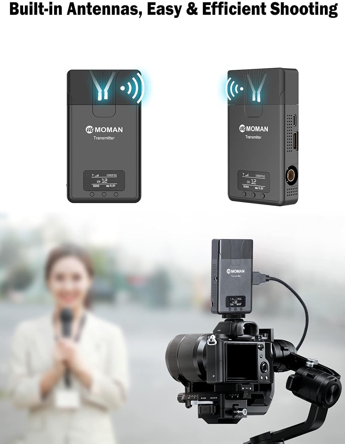 Wireless Video Transmission System with 600ft Range G172376