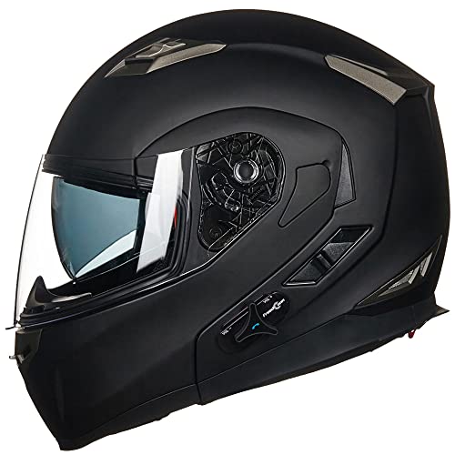 Bluetooth Modular Full Face Motorcycle Helmet with Sun Shield D205