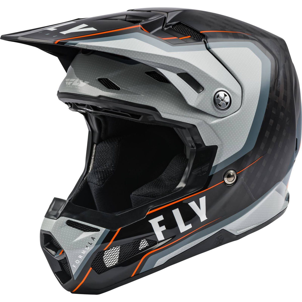Black/Grey/Orange Carbon Axon Helmet I368600