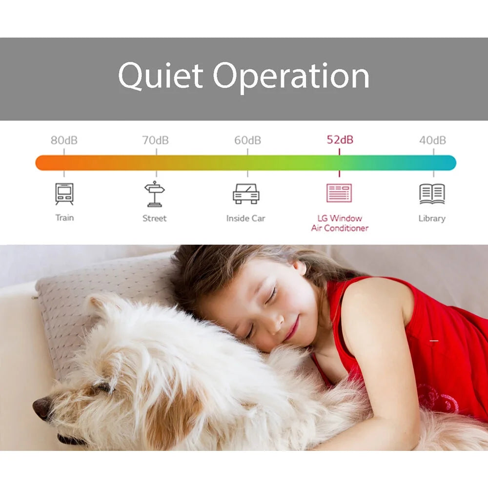 6,000 BTU 115 V High Efficiency Window AC N550
