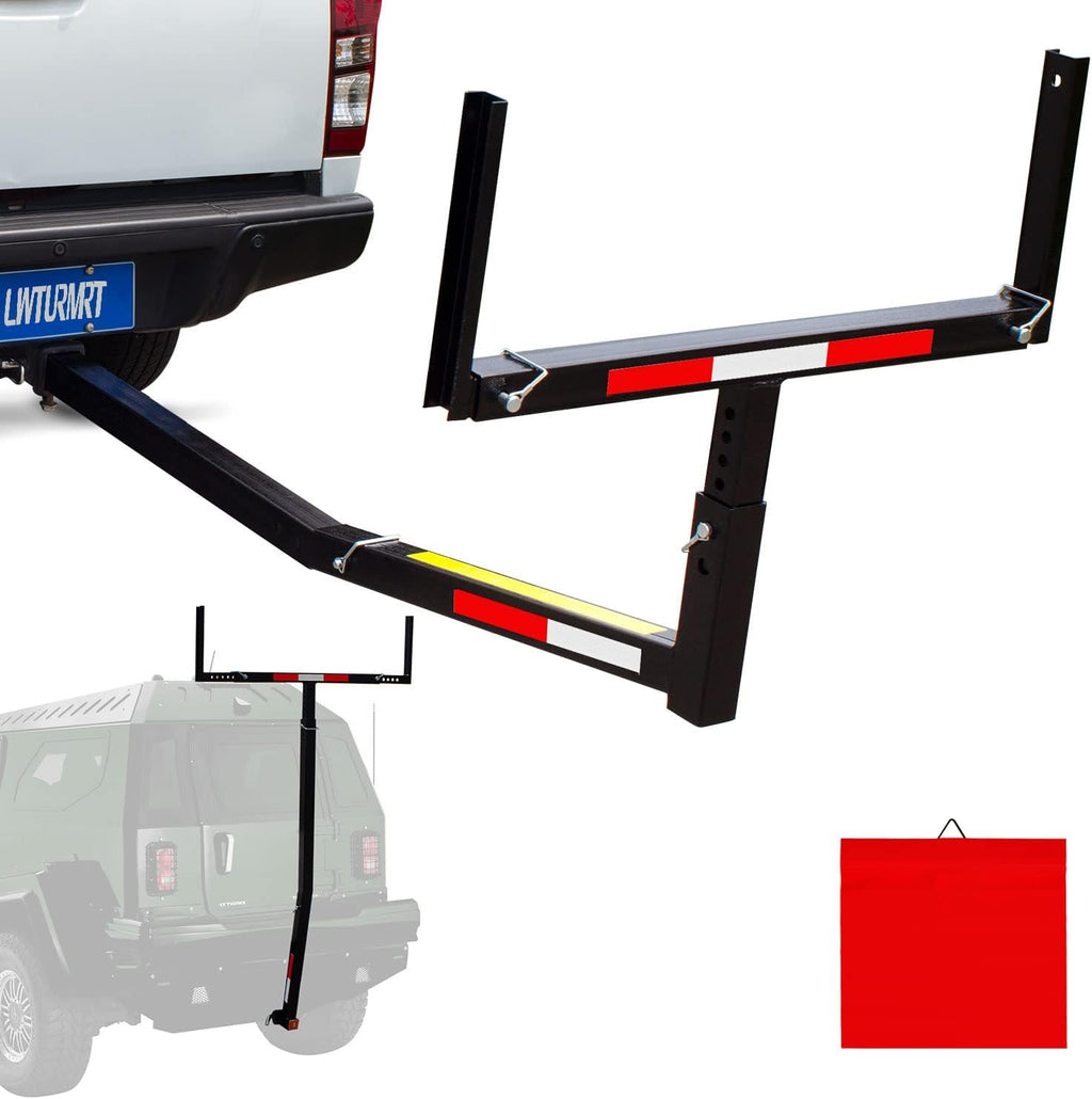 Pickup Truck Bed Extender, Heavy Duty Steel Hitch Mount W338916