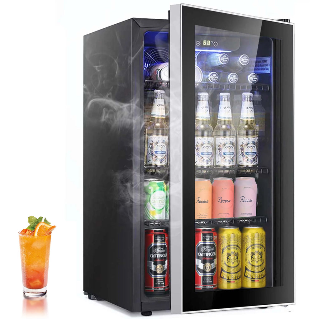 3.2Cu.ft 120 Can Beverage Refrigerator Cooler E21505