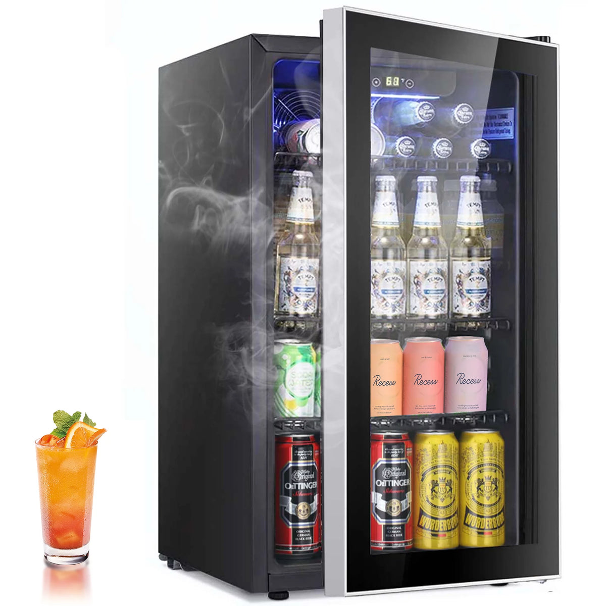 3.2Cu.ft 120 Can Beverage Refrigerator Cooler E21505