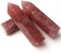 Red Strawberry Crystal Wand 65mm-75mm 3pc U53506