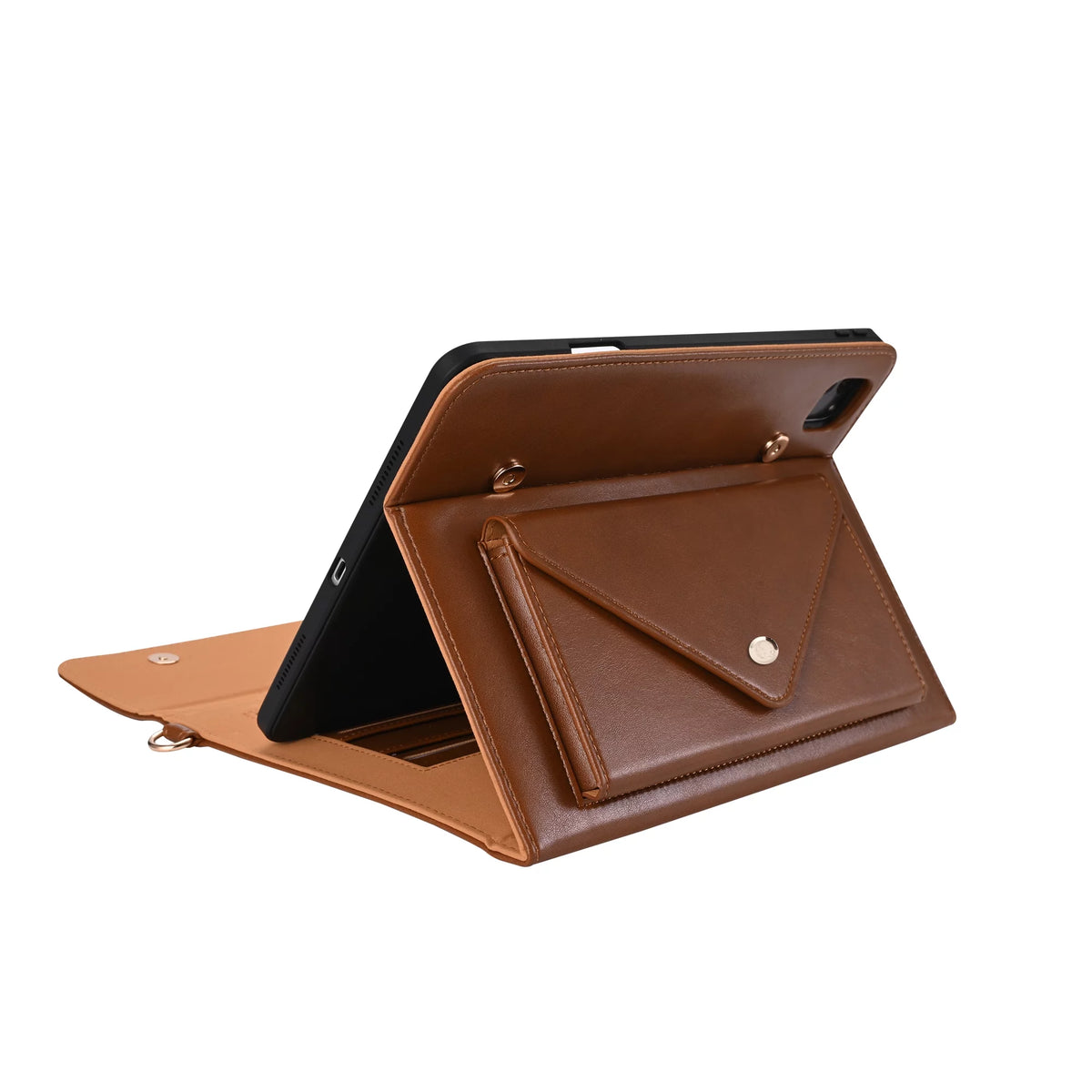 Brown PU Leather Portfolio Case for iPad Pro 12.9-inch J656407