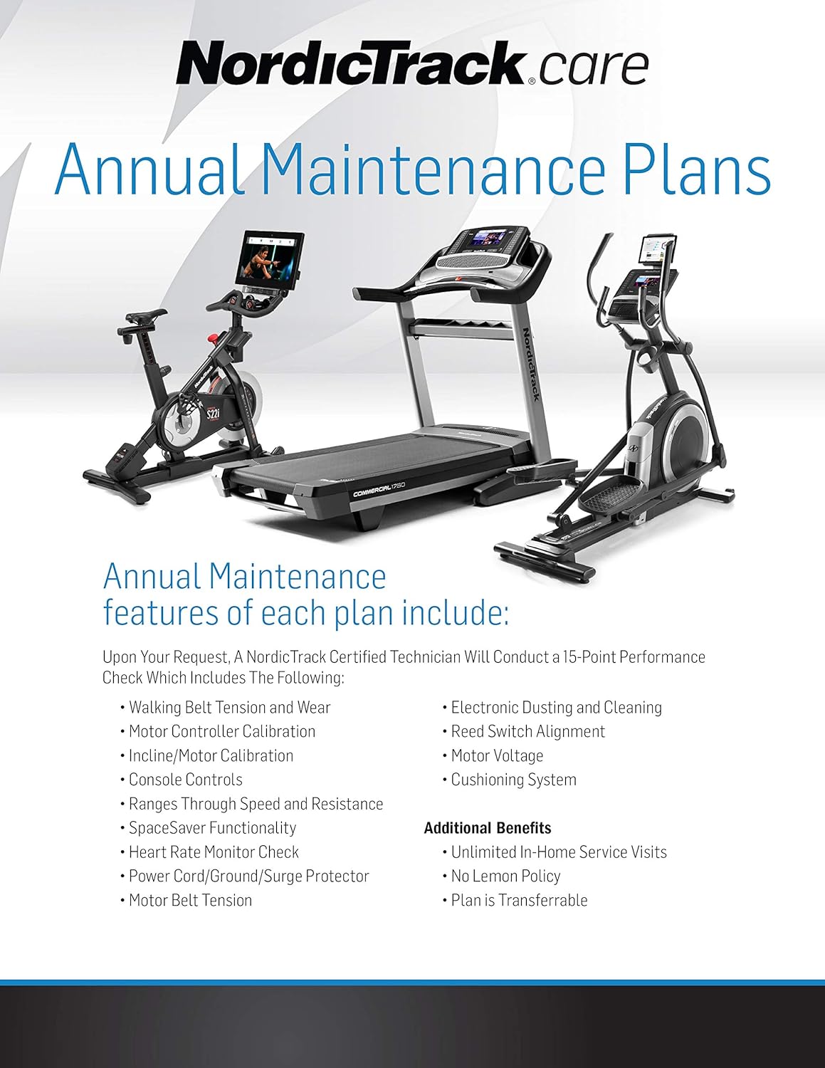 Fitness Equipment Maintenance Plan C4812