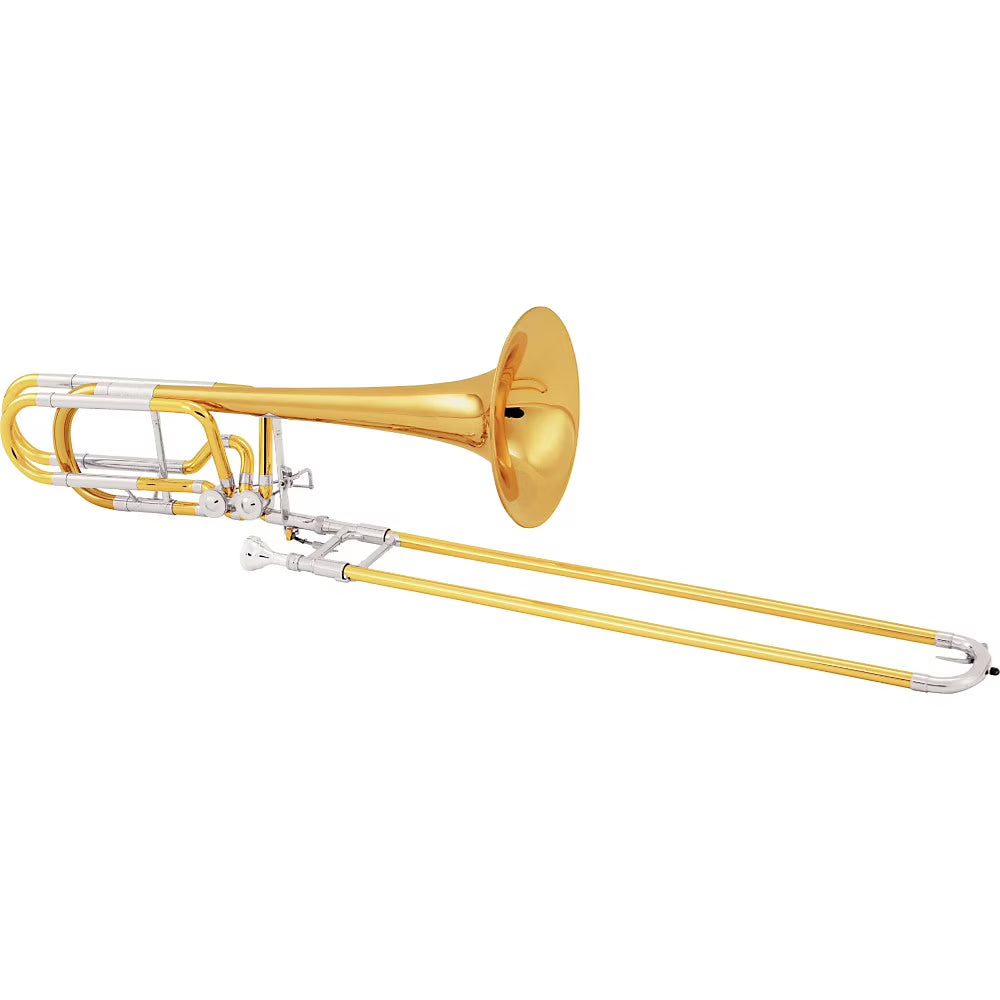 Bass Trombone with Dual Independent Rotary Valves and Rose Brass Bell S450790