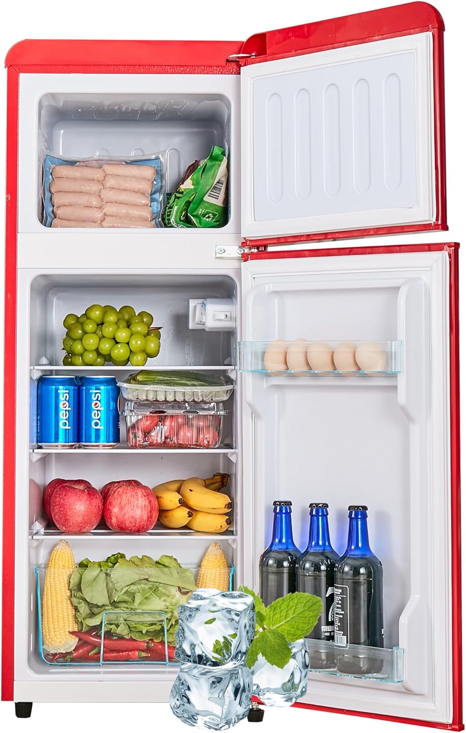 Compact Retro Refrigerator, 4.5 cu. ft. Dual Zone Z2700