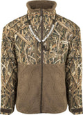 Mossy Oak Shadow Grass Blades XX-Large Full Zip Fleece Jacket J62272