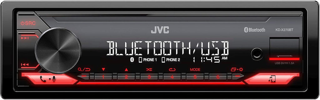 Digital Media Receiver with Bluetooth, USB, Remote App, Two Pairs of 6x8 Speakers O279611