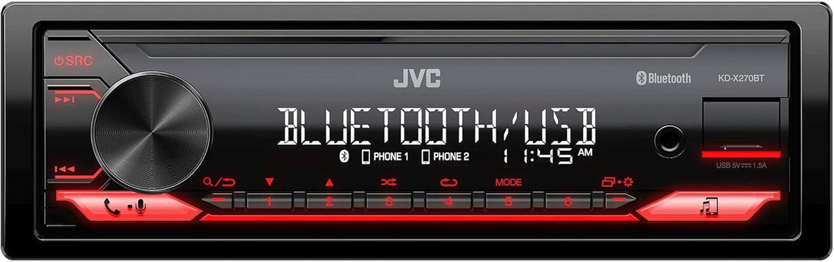 Digital Media Receiver with Bluetooth, USB, Remote App, Two Pairs of 6x8 Speakers O279611
