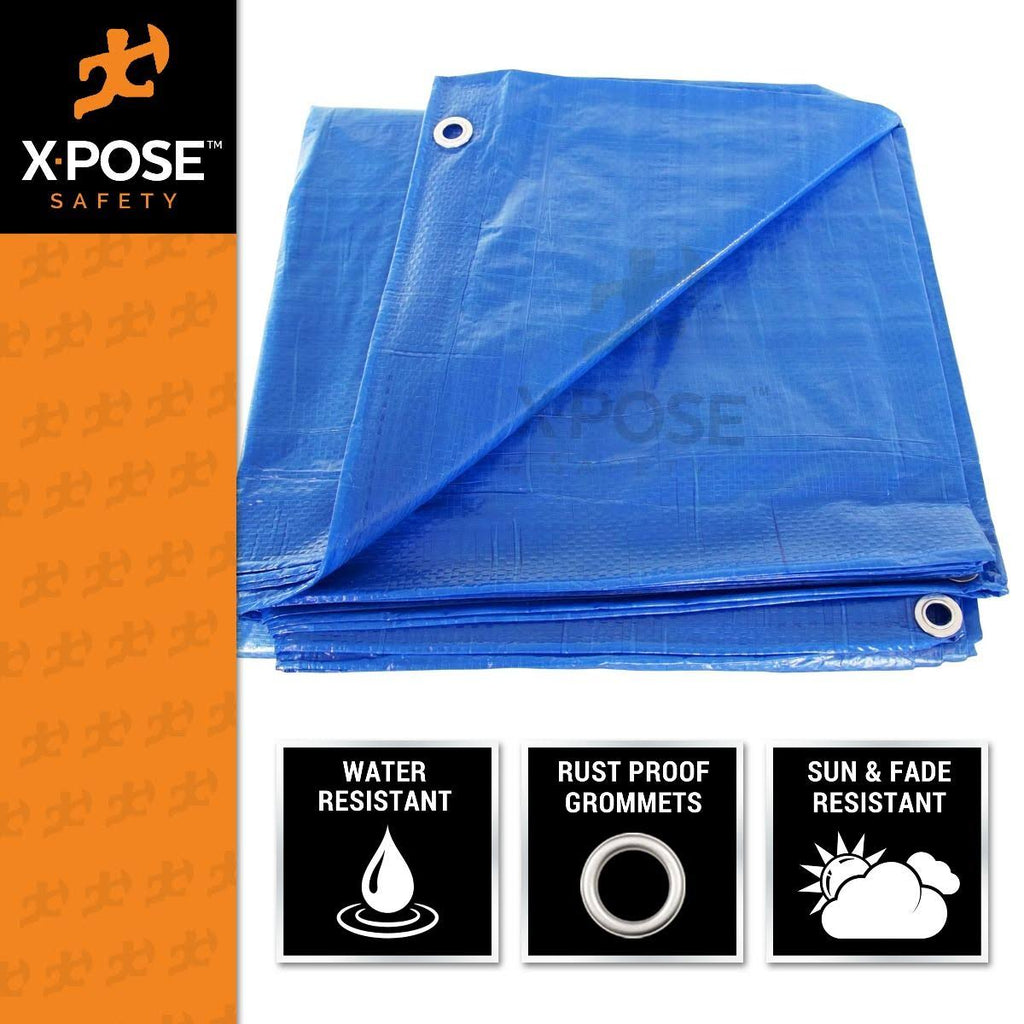 Blue Poly Tarps Case of 4 X995491
